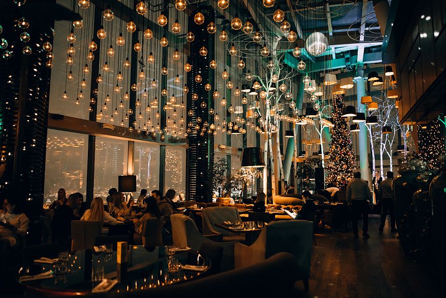 Sixty ресторан в Москва-Сити Башня Федерация панорамный Сиксти похмельная вечеринка
