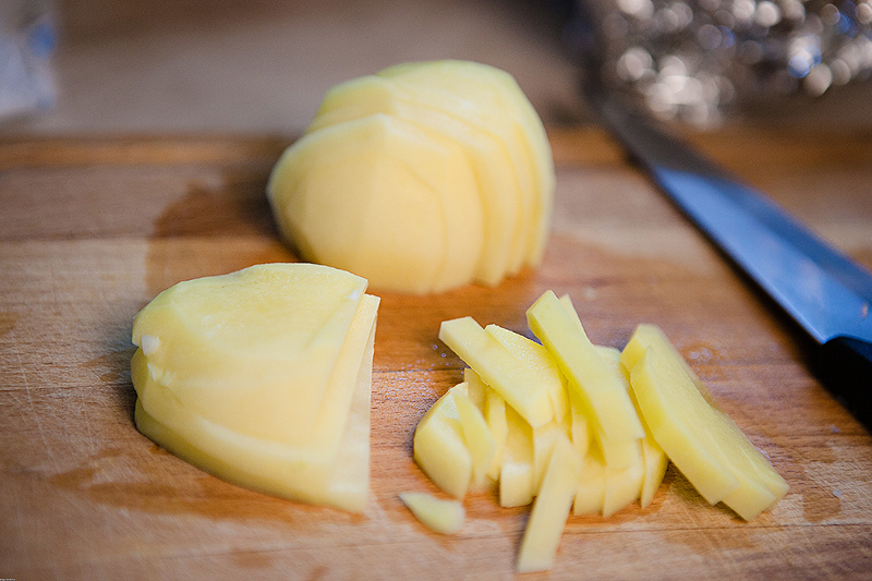 Как правильно резать картошку