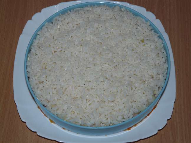 Нежный салатик с ветчиной и рисом - фотография № 8