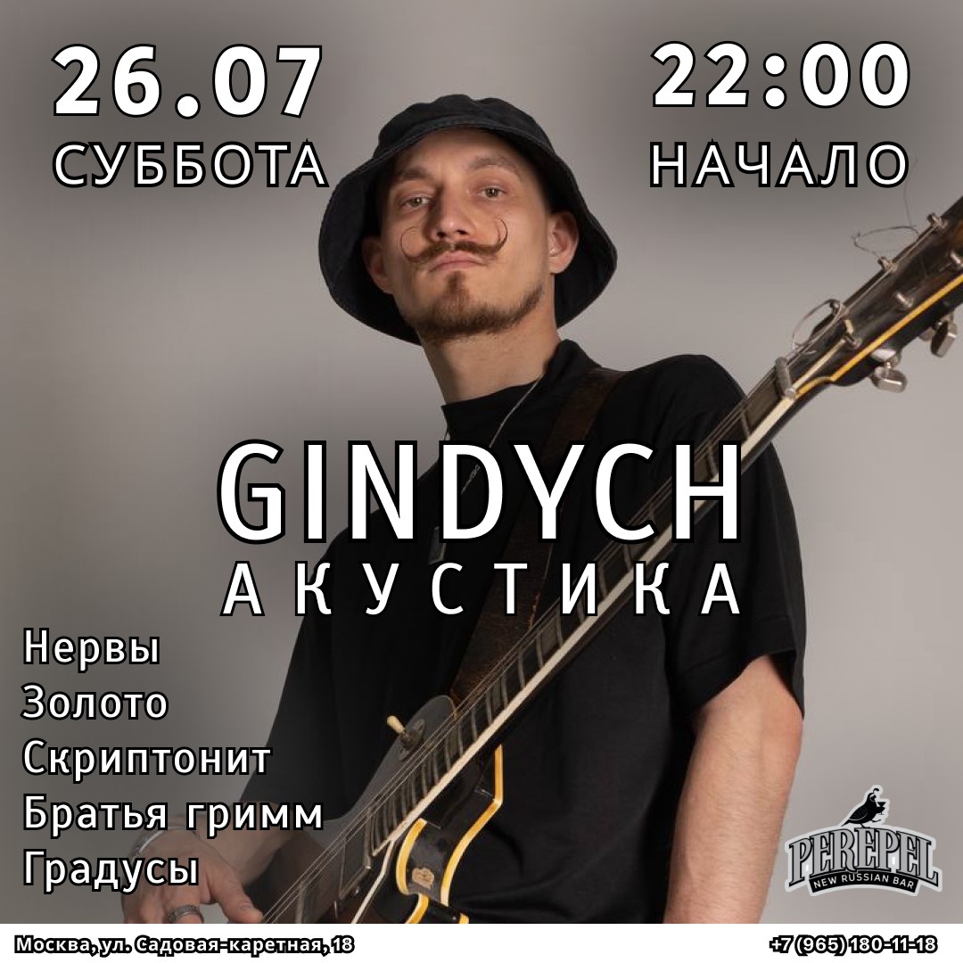 Акустический концерт от Gindych - фотография № 1