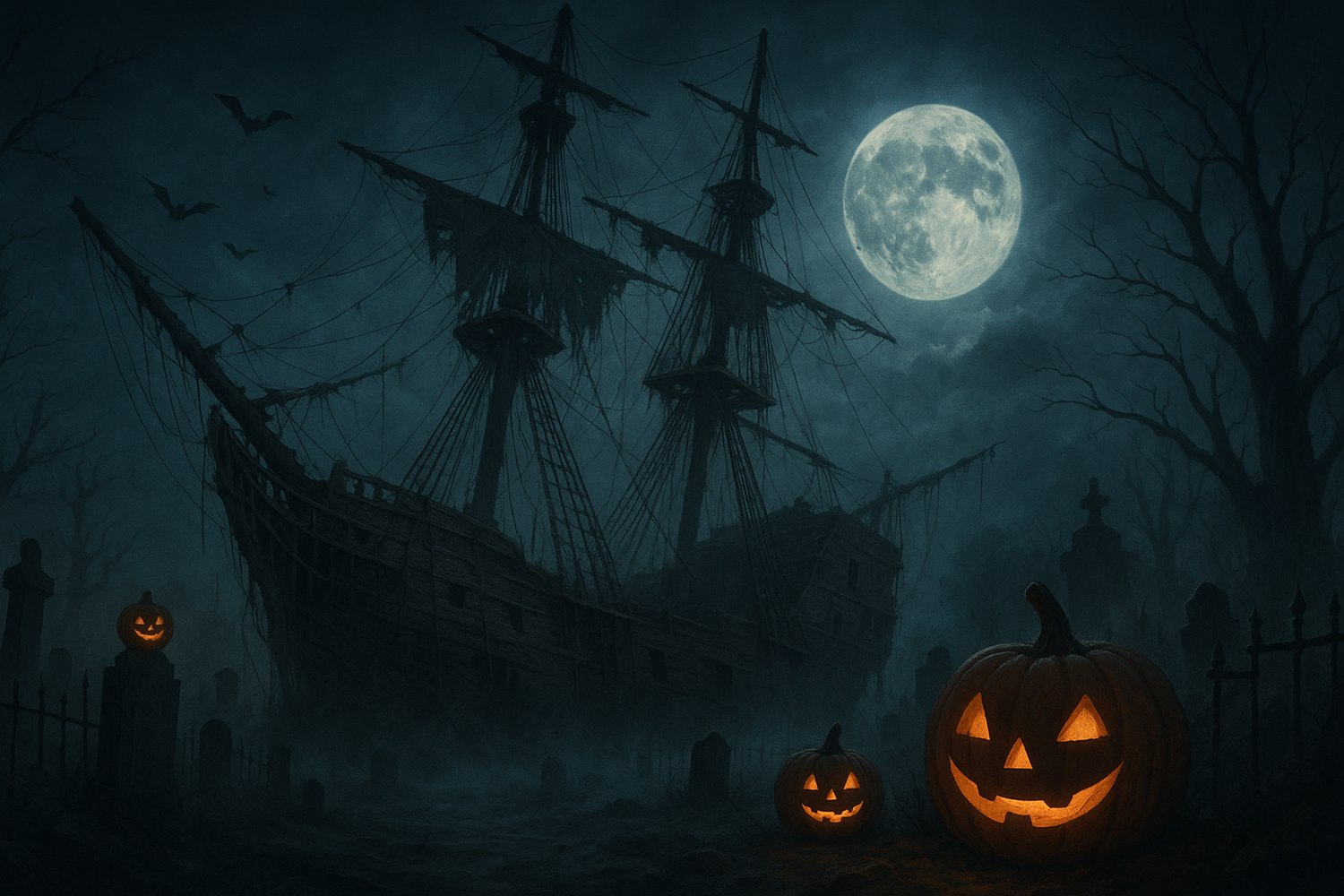 Halloween: Заброшенный корабль - фотография № 1