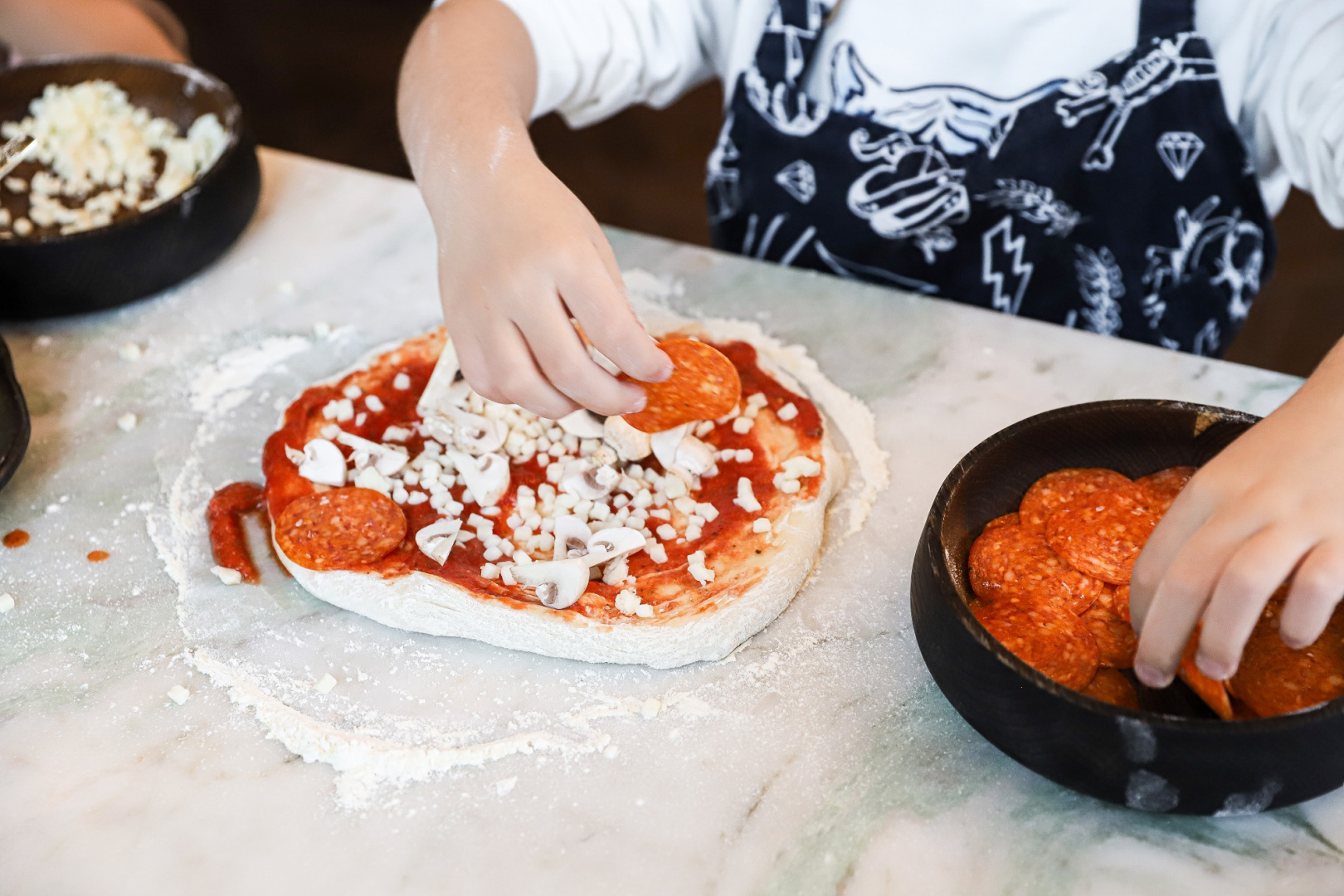 Мастер-класс по приготовлению пиццы - фотография № 1