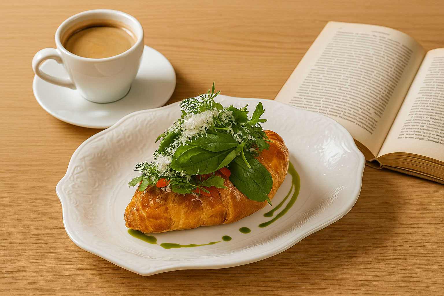 Завтрак с книгой - фотография № 1