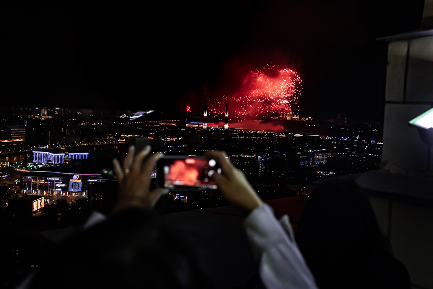 День города в панорамном ресторане Mercedes Bar - фотография № 2