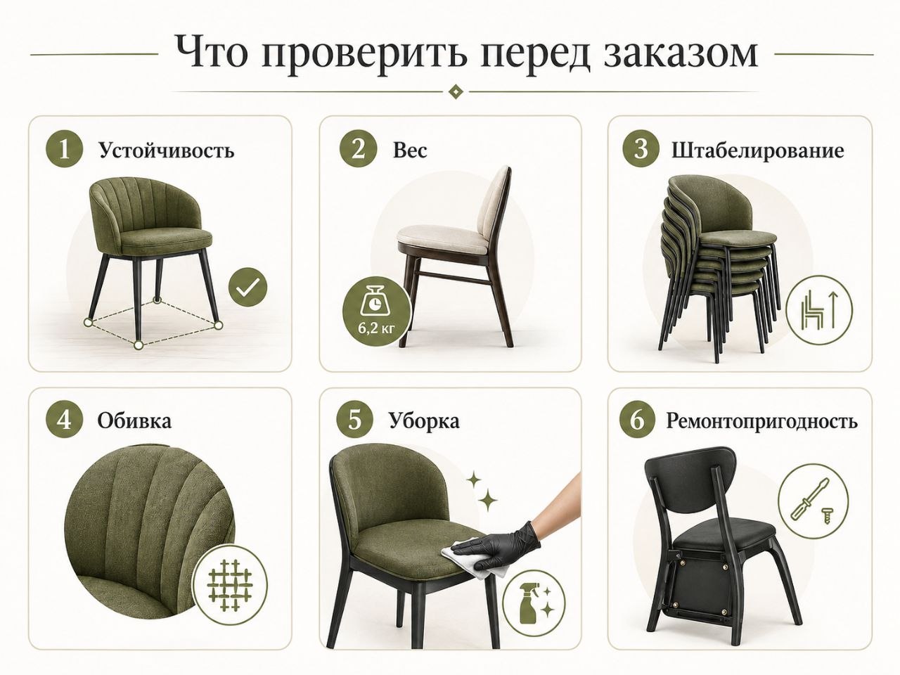 Почему стул для ресторана нельзя выбирать как домашний: 7 параметров, которые влияют на срок службы - фотография № 3