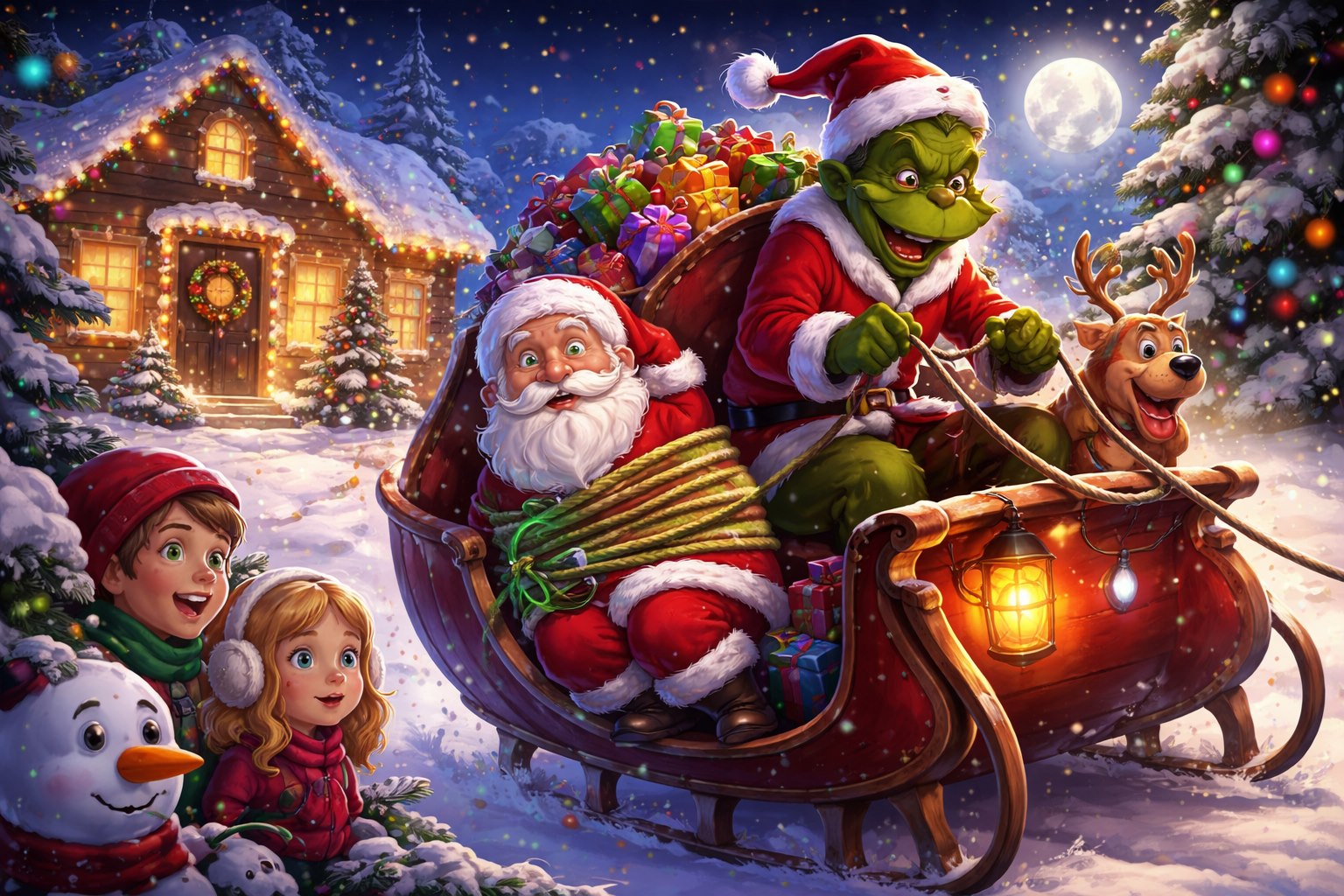 Новогодняя сказка «Похищение Нового года» - фотография № 1