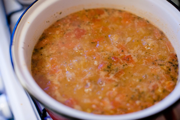 Итальянский чесночный суп с курицей - фотография № 18