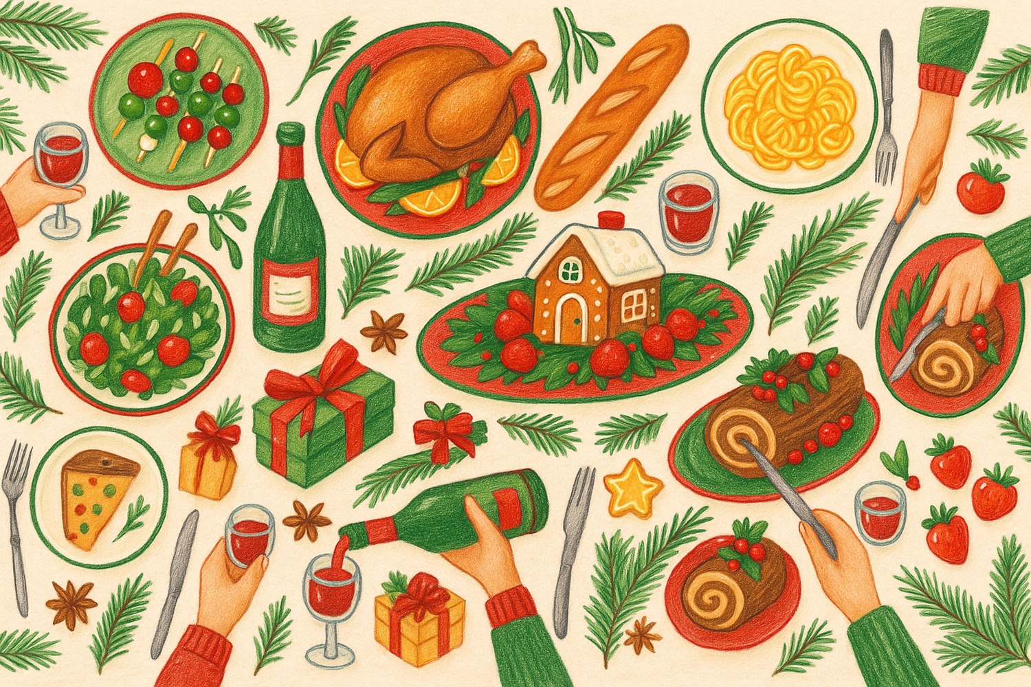 Новогодний бранч - фотография № 1