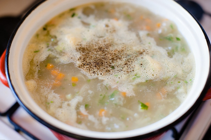Суп из белой фасоли с сельдереем - фотография № 11