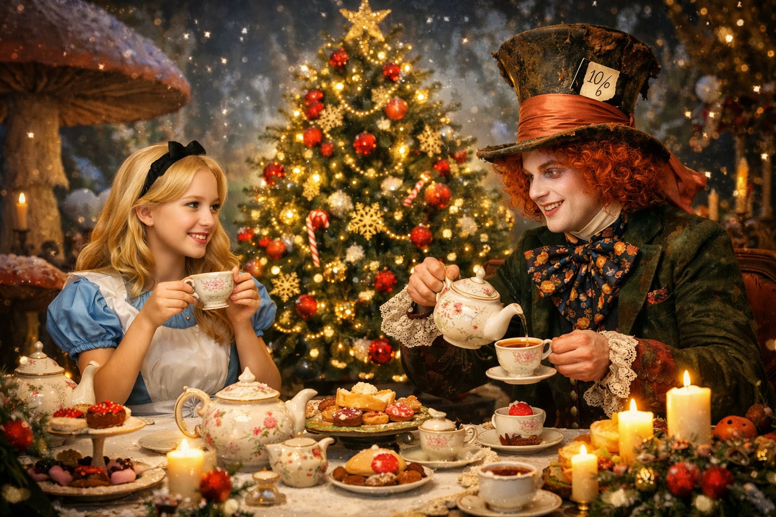 Новогодняя ёлка «Алиса в Стране Savoy» - фотография № 1