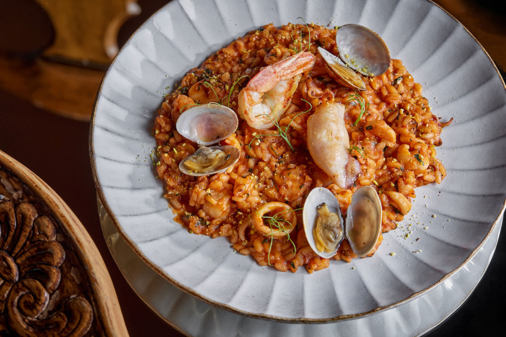 Ризотто с морепродуктами