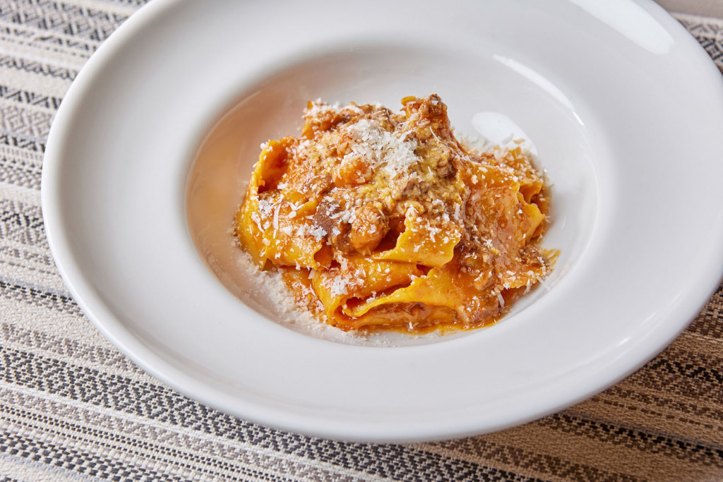 Паппарделле с рагу из утки