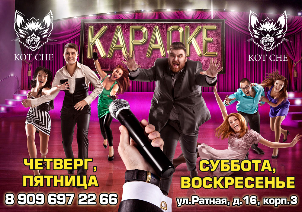 Черный кот караоке