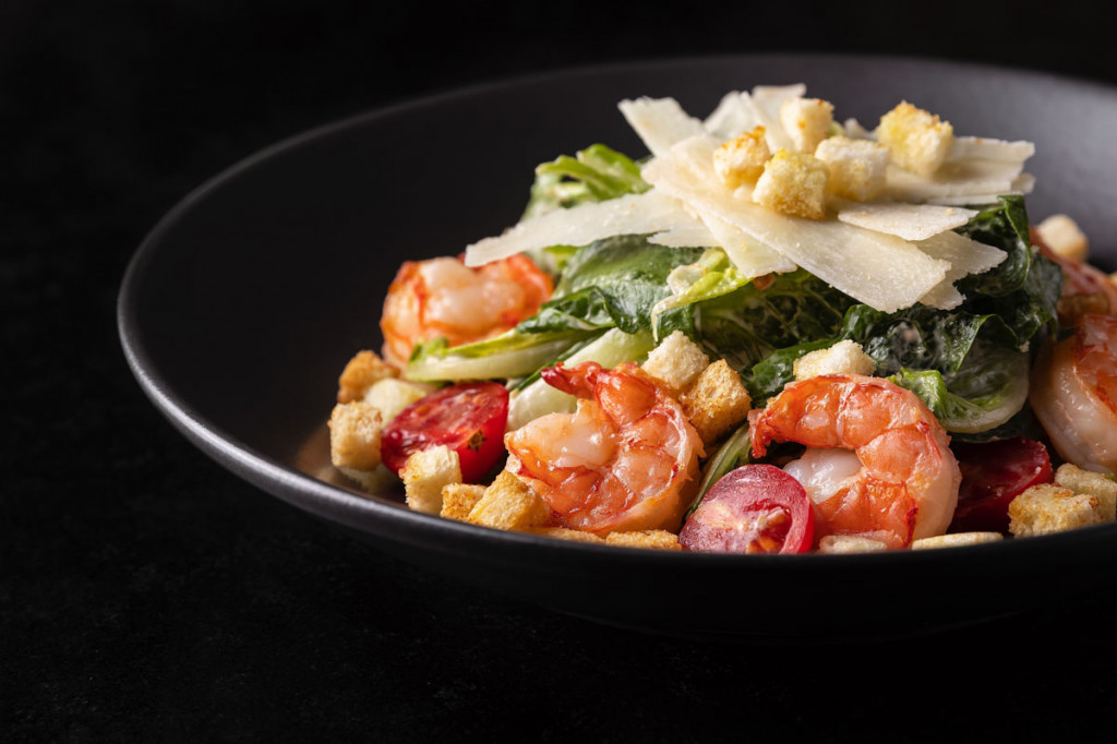 Цезарь с креветками