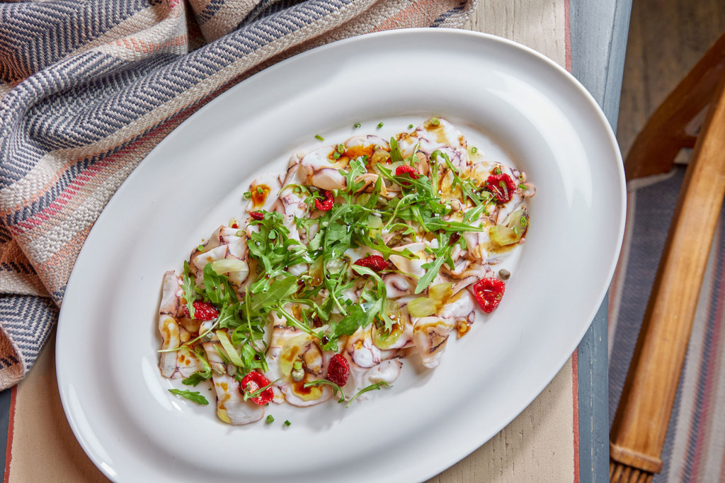 Карпаччо из осьминога