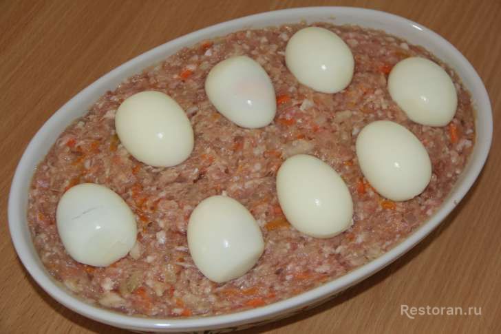 Мясная запеканка с рисом и яйцом - фотография № 8