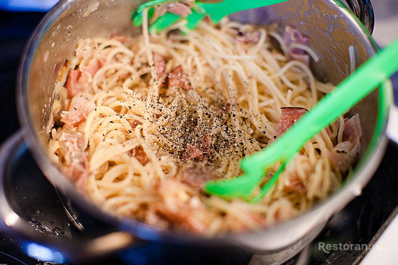 Спагетти карбонара - фотография № 7