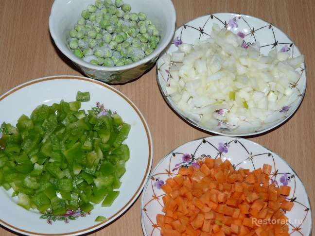 Рис со свининой и овощами - фотография № 4