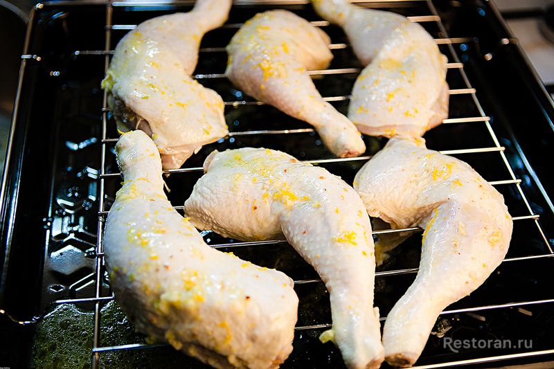 Куриные ножки с лаймом и апельсином - фотография № 6