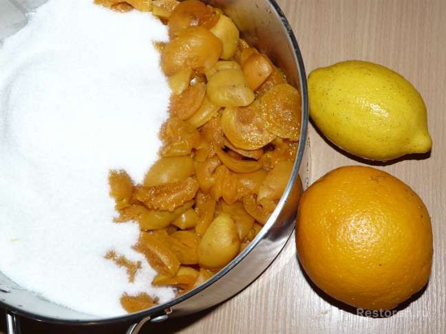 Абрикосовое варенье с лимоном и апельсином - фотография № 2