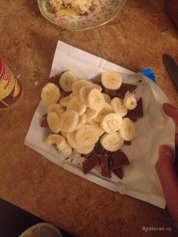 шоколадный кекс с бананом - фотография № 2