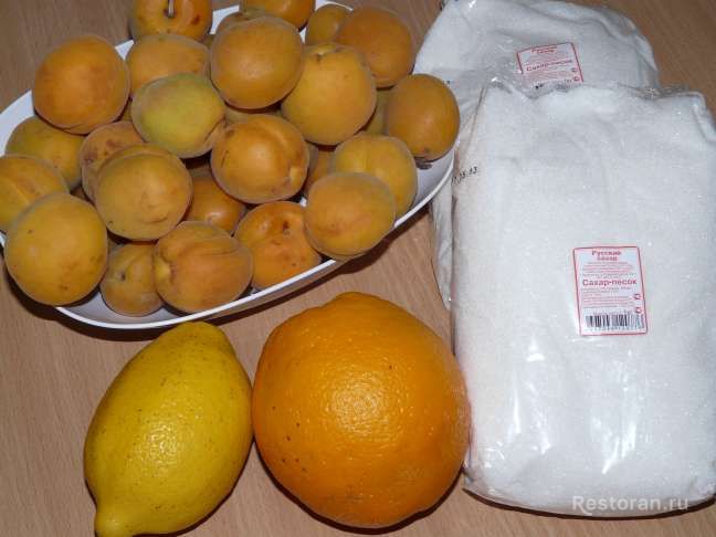 Абрикосовое варенье с лимоном и апельсином - фотография № 1