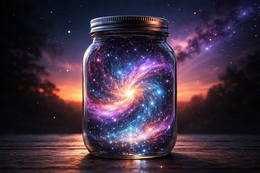 Детский мастер-класс «Космос в банке»