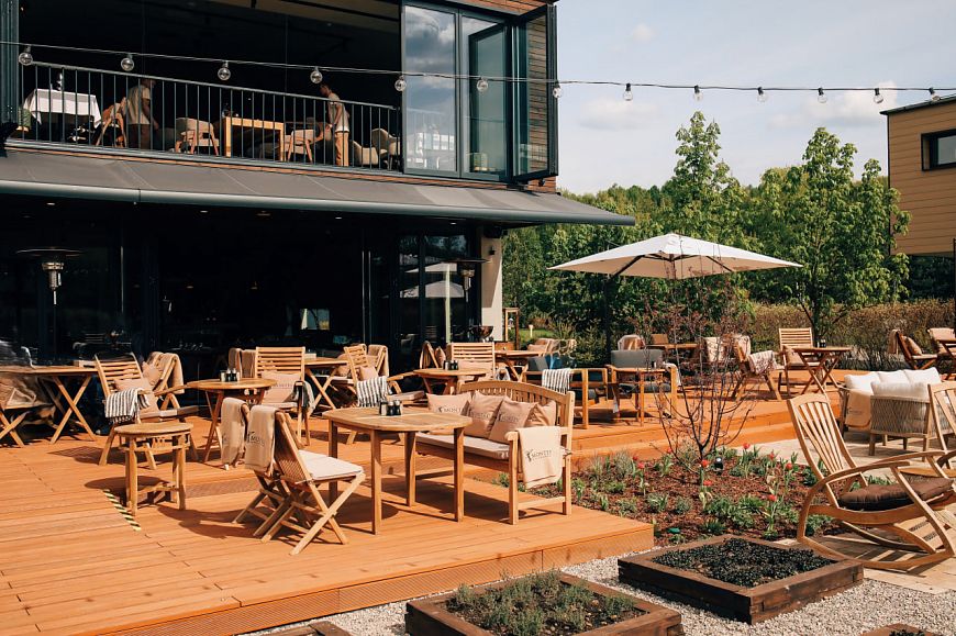 ENO Bistro ресторан Сколково загородный ресторан летняя веранда Эно бистро
