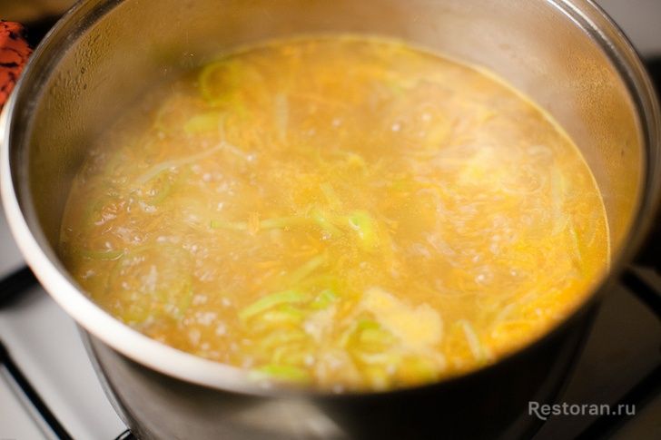 Сырный суп с креветками - фотография № 6