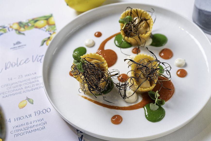 Ужин в четыре руки шеф-поваров «Рыба Мечты» и Balzi Rossi