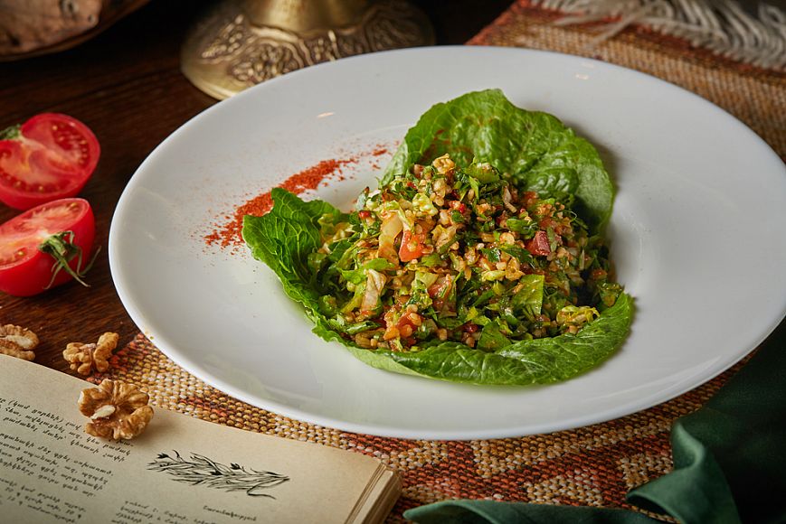 салат табуле салат с булгуром салат с кускусом рецепт легкого салата быстрый ужин ресторан гаяне