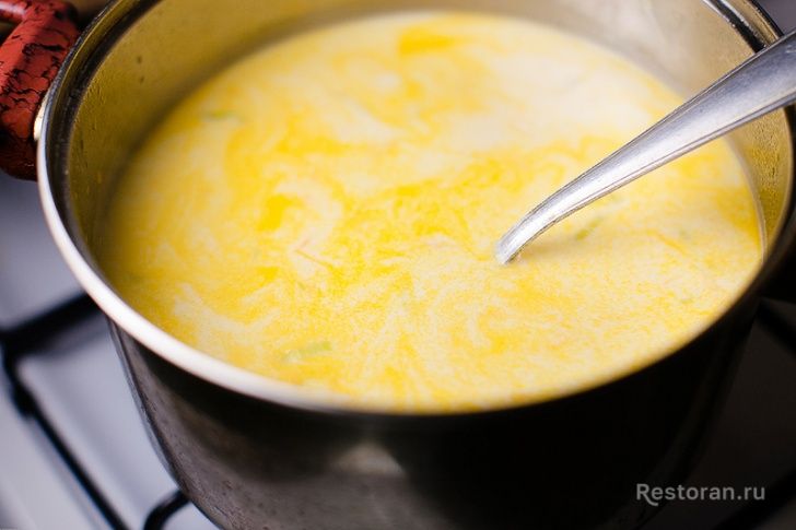 Сырный суп с креветками - фотография № 7