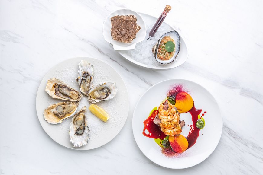 Atlantica Seafood новые блюда из морепродуктов устрицы моллюски анадара
