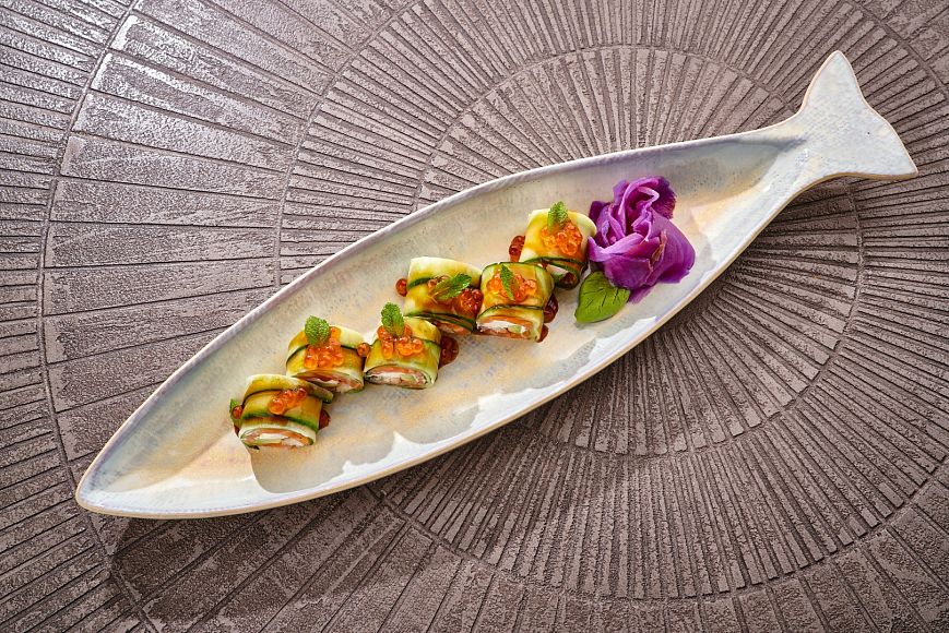 новый рыбный ресторан Шикотан ресторан Трехгорная мануфактура блюда из рыбы и морепродуктов