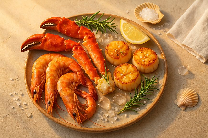 -50% скидки на морепродукты во Fresco