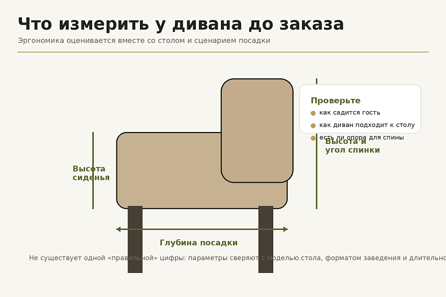 Диван для кафе: 6 ошибок, которые становятся заметны только после открытия