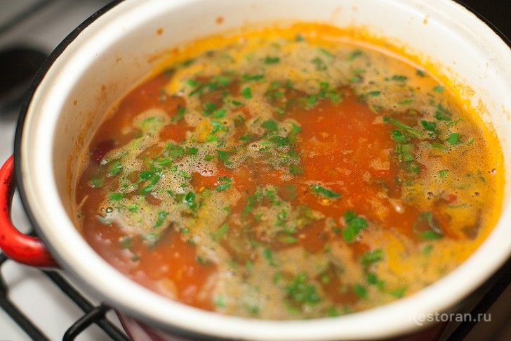 Томатный суп с фасолью - фотография № 9