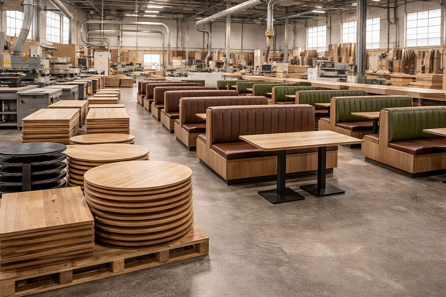 Как выбрать мебель для ресторана и поставщика в 2026 году — чек-лист закупки: сроки, износ, гарантия, логистика по РФ