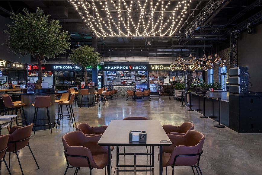 Terminal Foodhall. Vnukovo открытие нового фуд-холла Терминал Фудхолл Внуково