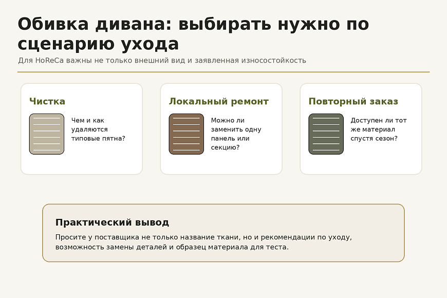 Диван для кафе: 6 ошибок, которые становятся заметны только после открытия