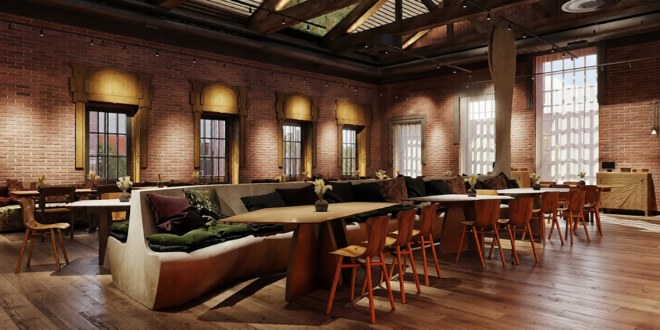 Горыныч (1905 года) - кухня европейская