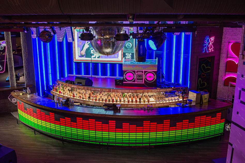 Руки Вверх! Бар - специальное оборудование световое оборудование