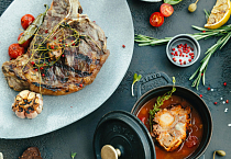 New York Steakhouse cтейкхаус при отеле «Звезды Арбата» Отель и Апартаменты 5* фото меню 5