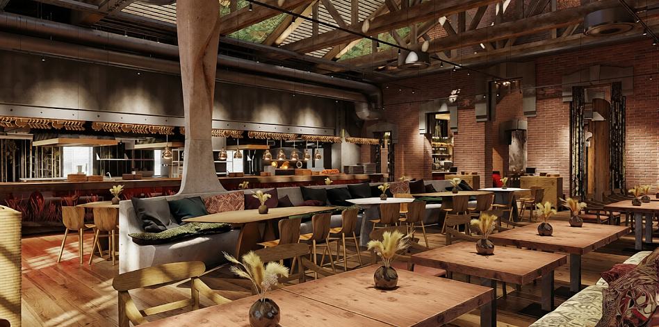 Горыныч (1905 года) - кухня авторская