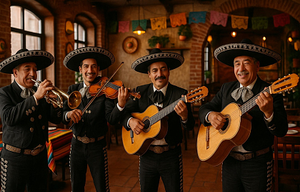Мексиканские музыканты мариачи