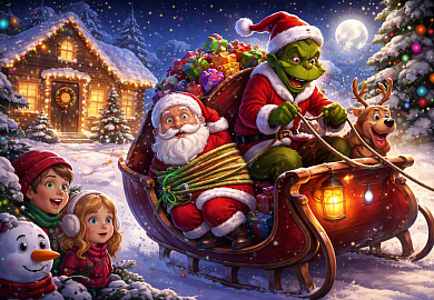 Новогодняя сказка «Похищение Нового года»