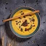 Суп из копченой кукурузой с тыквой и томатной сальсой