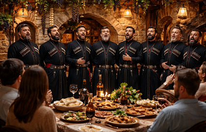 Выступление «Акапелла Сакартвело»