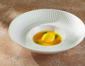 Cedro - мусс из белого шоколада с мятой и цитрусами