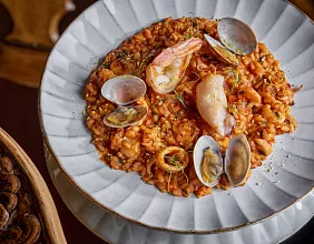 Ризотто с морепродуктами
